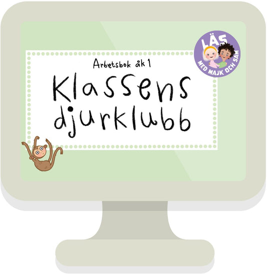 Läs med Majk och Sam 1, digitalt lärarmaterial, 12 mån (OBS! Endast för lärare)
