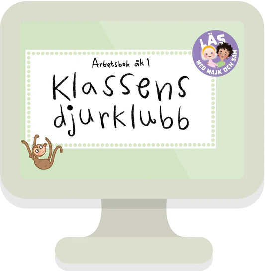 Läs med Majk och Sam 1, digitalt lärarmaterial, 12 mån (OBS! Endast för lärare)