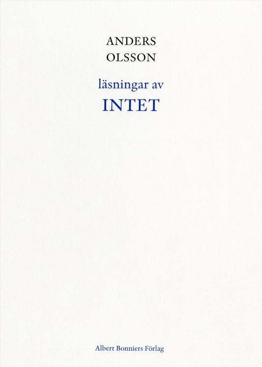 Läsningar av Intet – E-bok