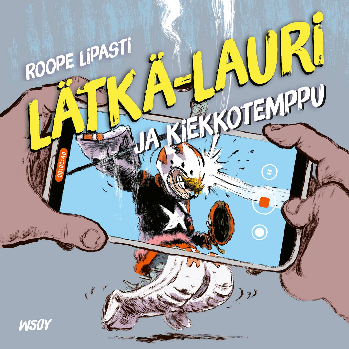 Lätkä-Lauri ja kiekkotemppu – Ljudbok
