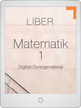 Liber Matematik 1 Digitalt Övningsmaterial (lärarlicens)