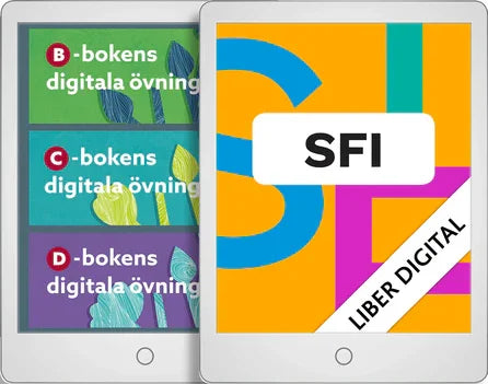 Liber Sfi Digital och Svenska så klart!-böckernas digitala övningar (12 mån)