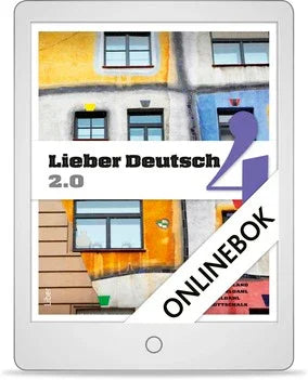 Lieber Deutsch 4 2.0 – Onlinebok för gymnasiet och vuxenutbildning 12 månader