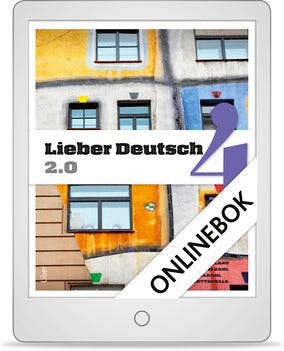 Lieber Deutsch 4 2.0 – Onlinebok för gymnasiet och vuxenutbildning 12 månader