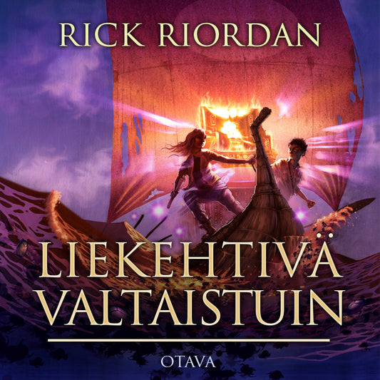 Liekehtivä valtaistuin – Ljudbok