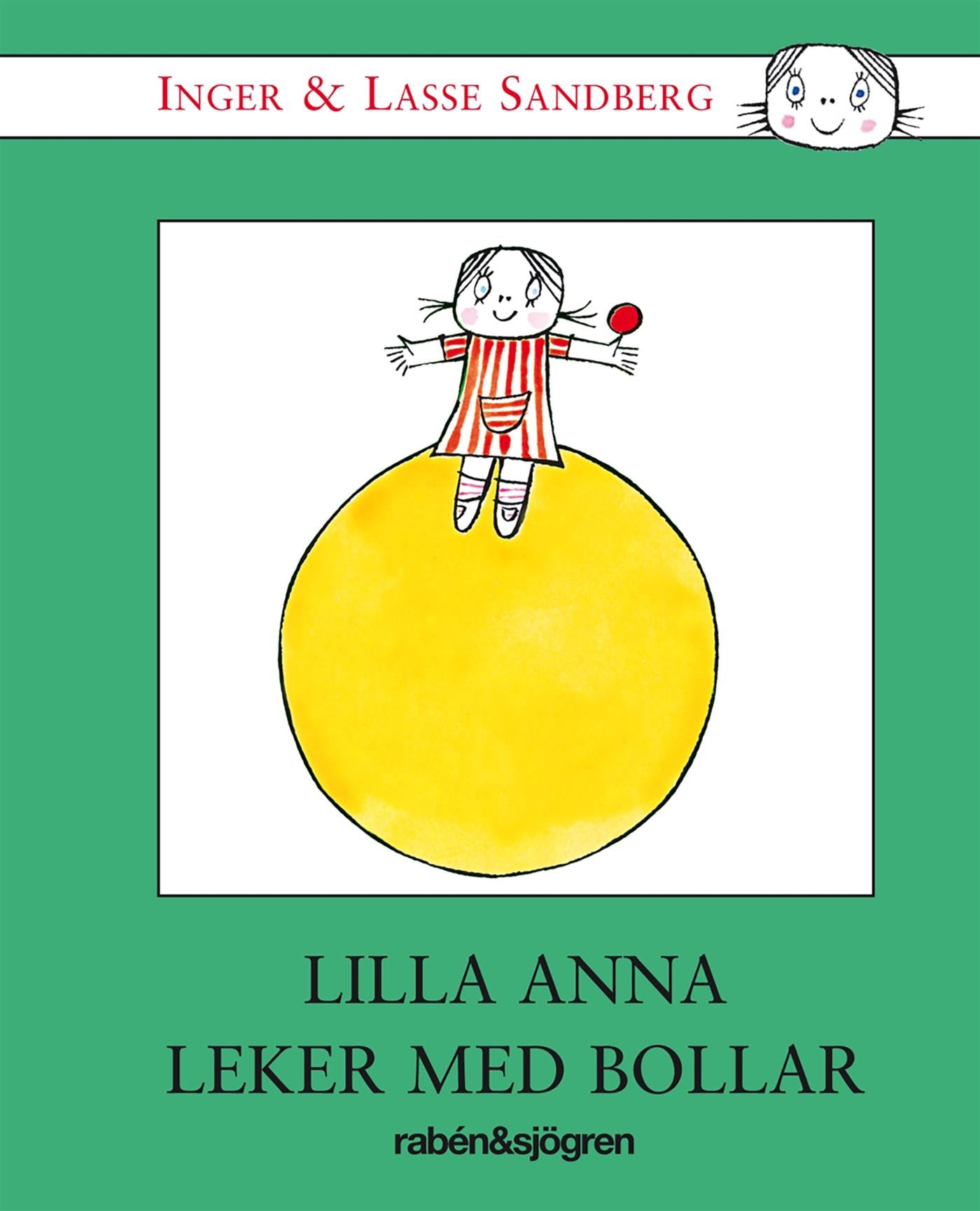 Lilla Anna leker med bollar – E-bok