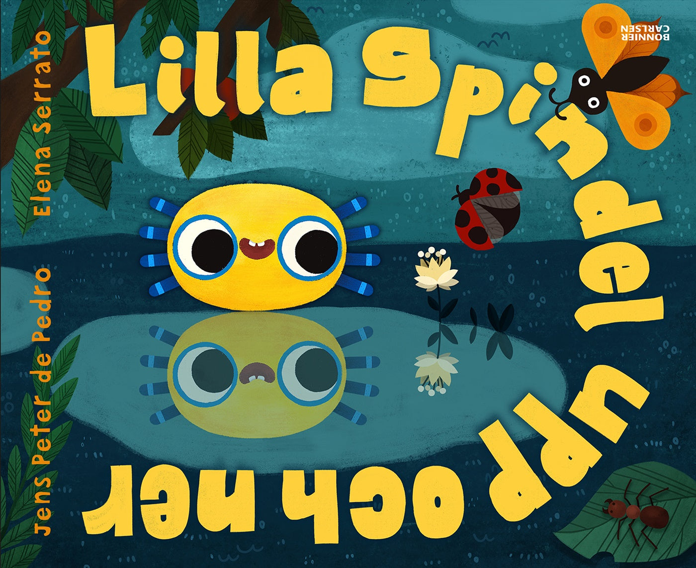 Lilla Spindel upp och ner – E-bok