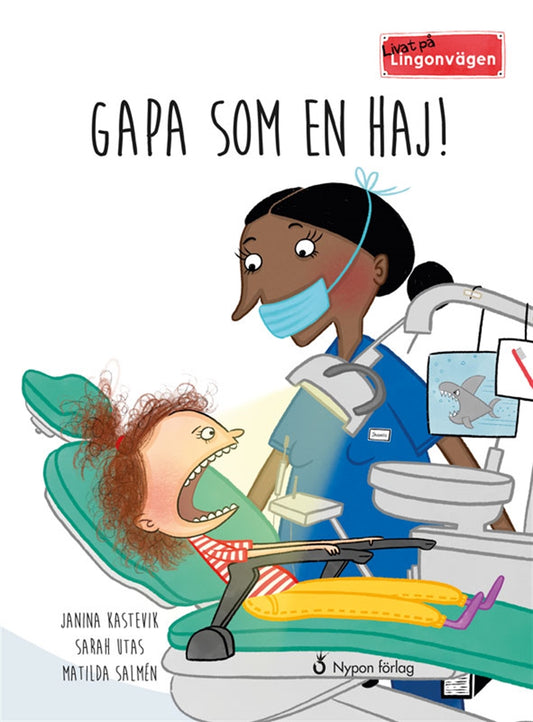 Livat på Lingonvägen. Gapa som en haj! – Ljudbok
