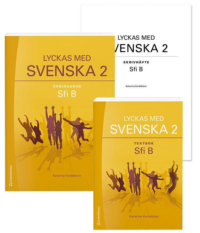 Lyckas med svenska 2 Paket Textbok + Övningsb Elevpkt - Try + Dig elevlic 36 mån - Sfi B - Digibok