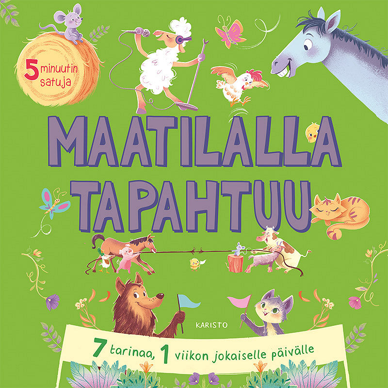 Maatilalla tapahtuu – Ljudbok