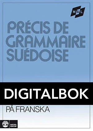 Mål Svensk grammatik på franska Digital u ljud