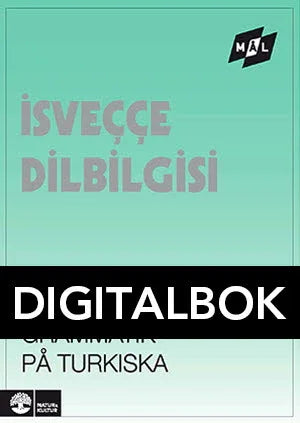 Mål Svensk grammatik på turkiska Digital u ljud