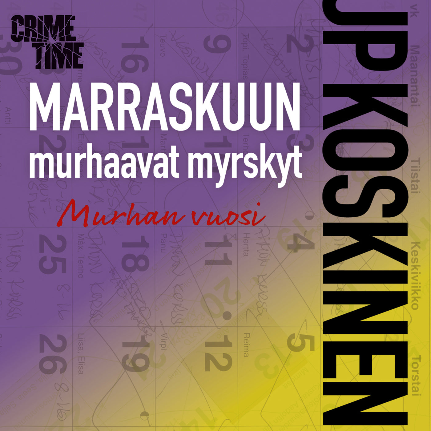 Marraskuun murhaavat myrskyt – Ljudbok