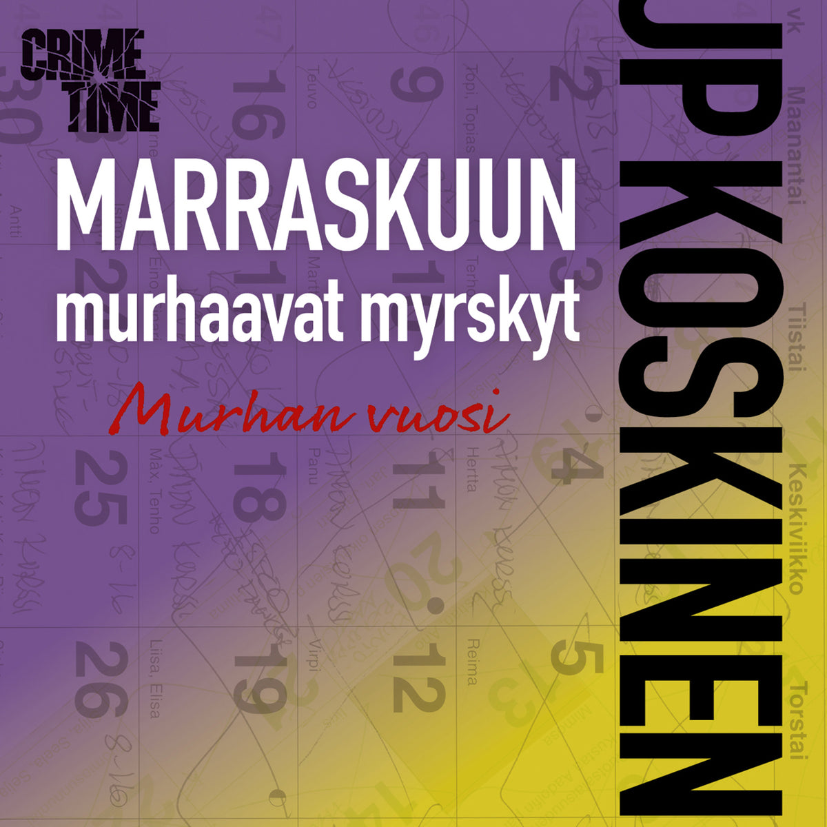 Marraskuun murhaavat myrskyt – Ljudbok