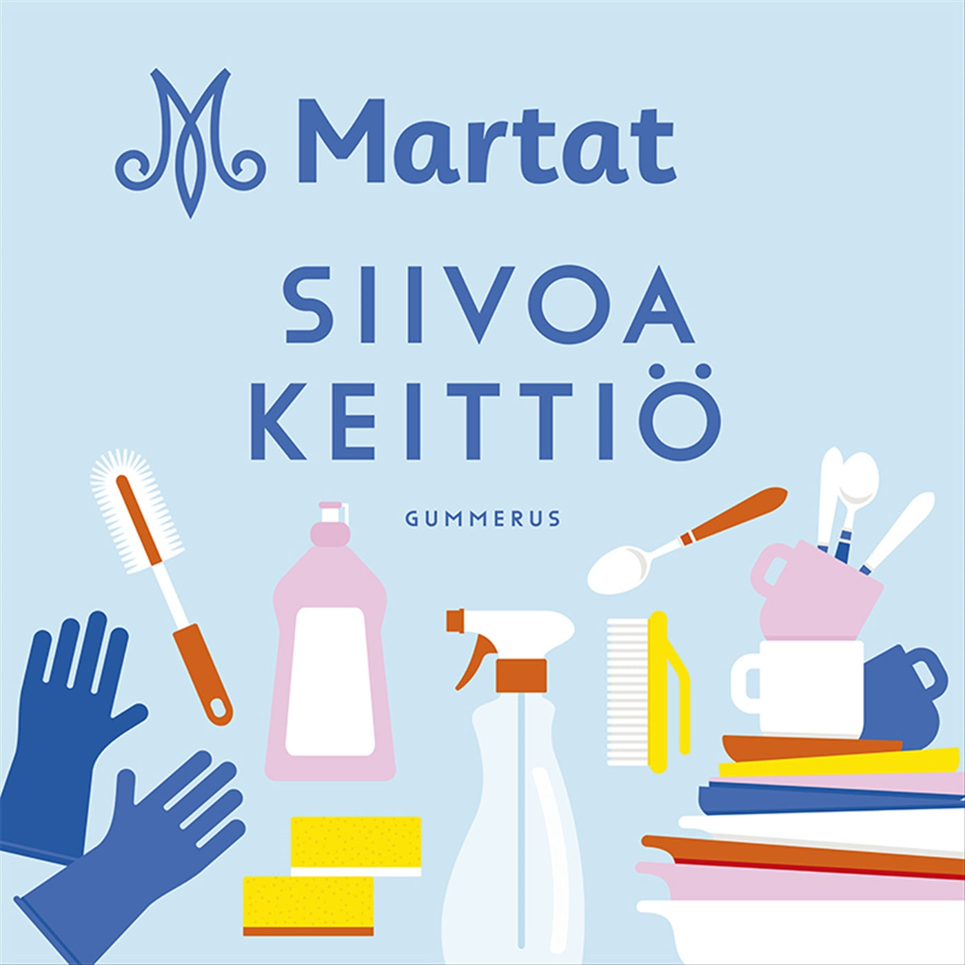 Martat - Siivoa keittiö – Ljudbok