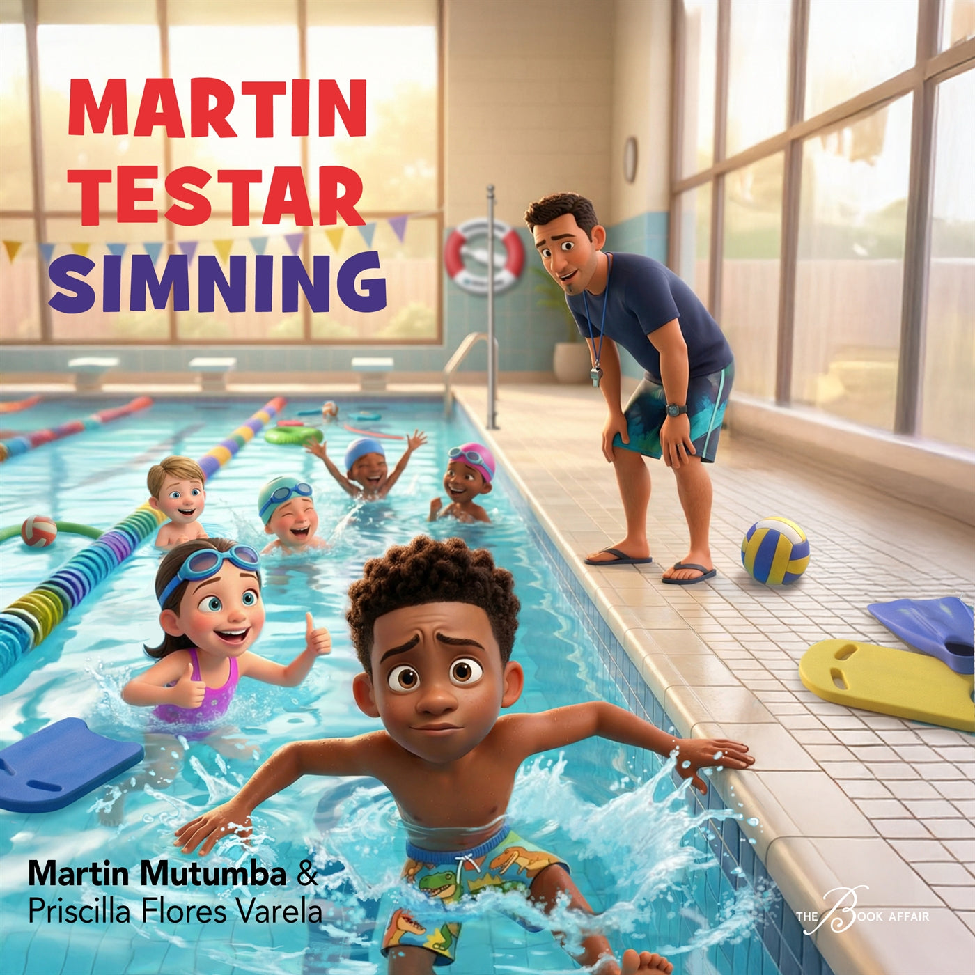 Martin testar simning – Ljudbok