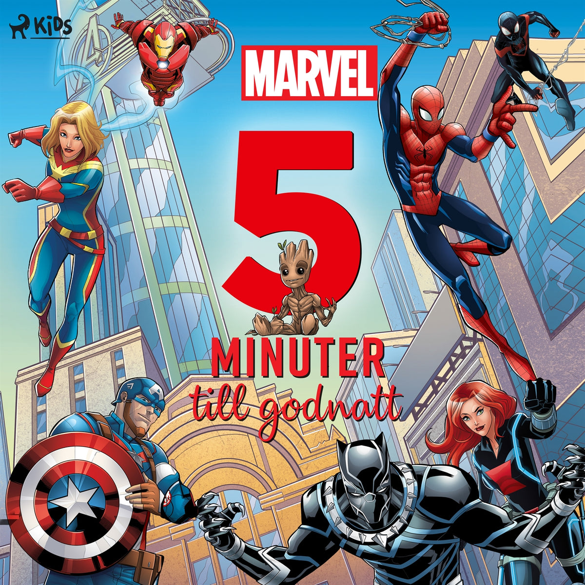 Marvel - 5 minuter till godnatt – Ljudbok
