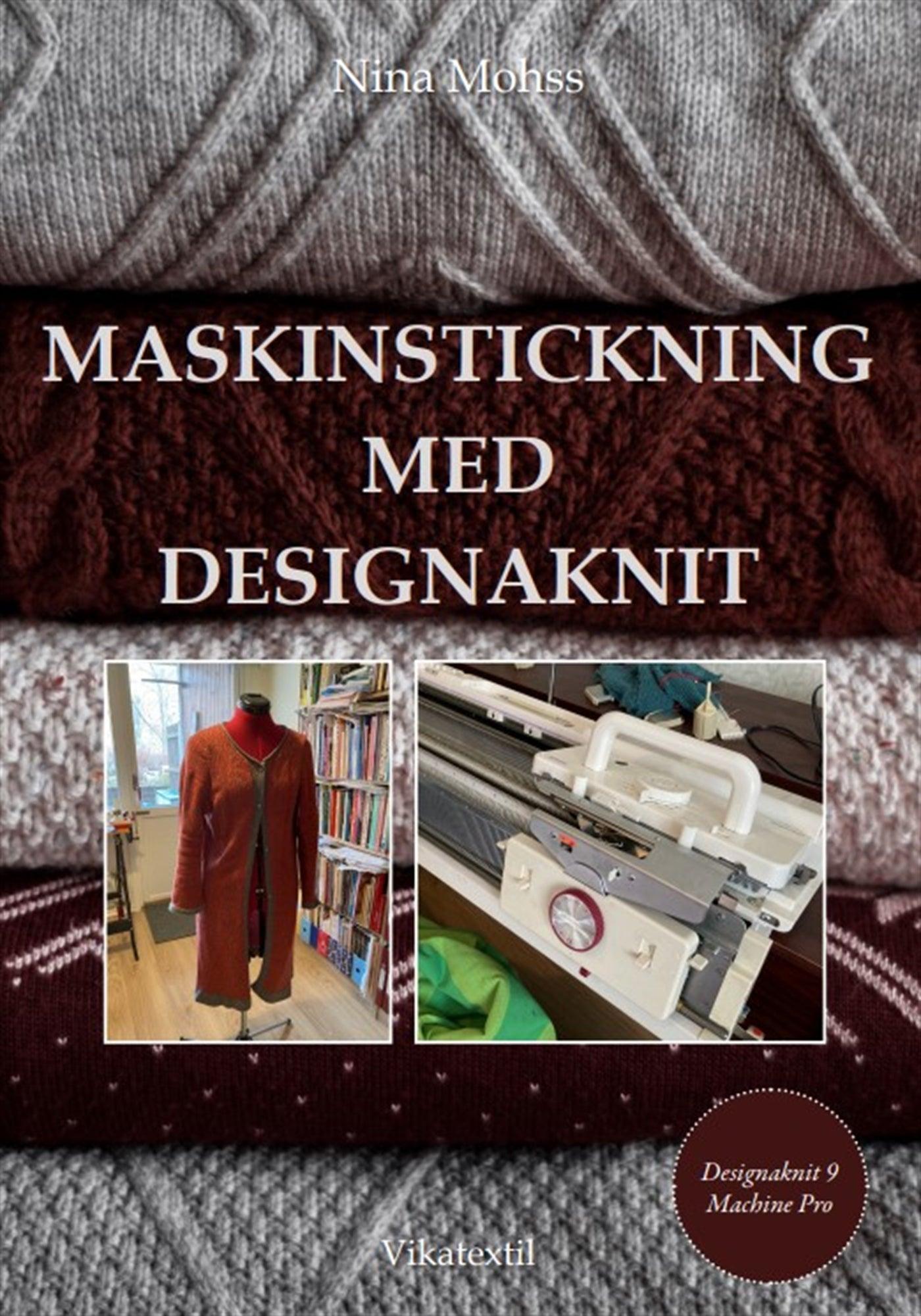 Maskinstickning med DesignaKnit – E-bok