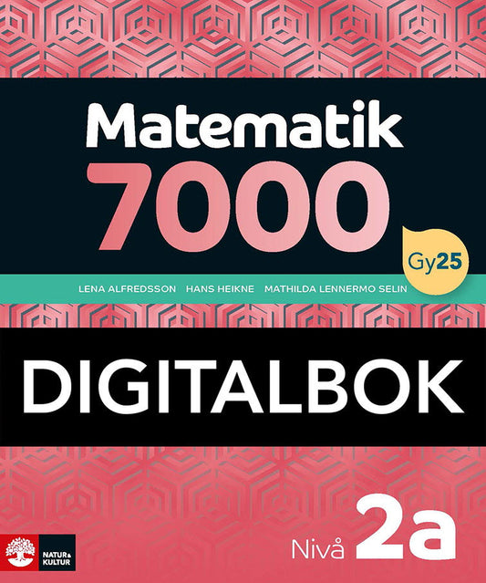 Matematik 7000 nivå 2a Digitalbok