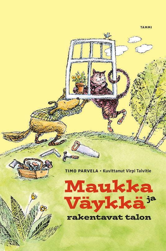 Maukka ja Väykkä rakentavat talon – E-bok
