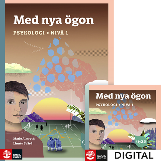 Med nya ögon. Psykologi nivå 1 Paket Bok+Digital