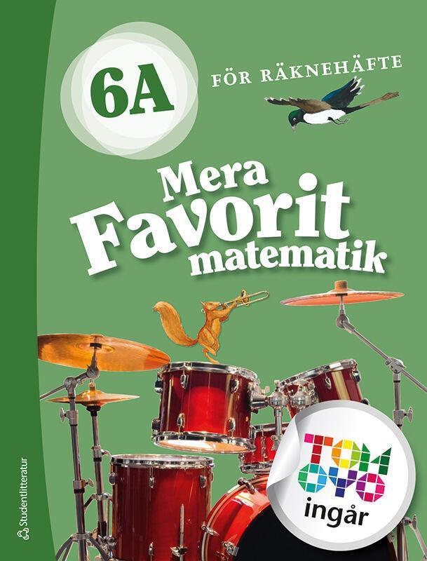 Mera Favorit matematik 6A för räknehäfte - Digital elevlicens 12 mån - - Digibok