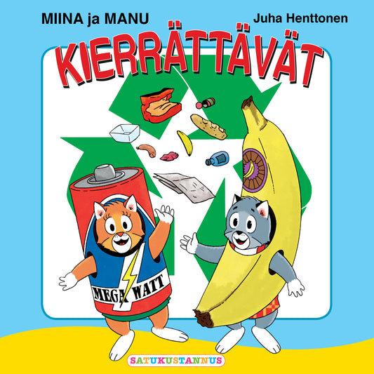 Miina ja Manu kierrättävät – Ljudbok