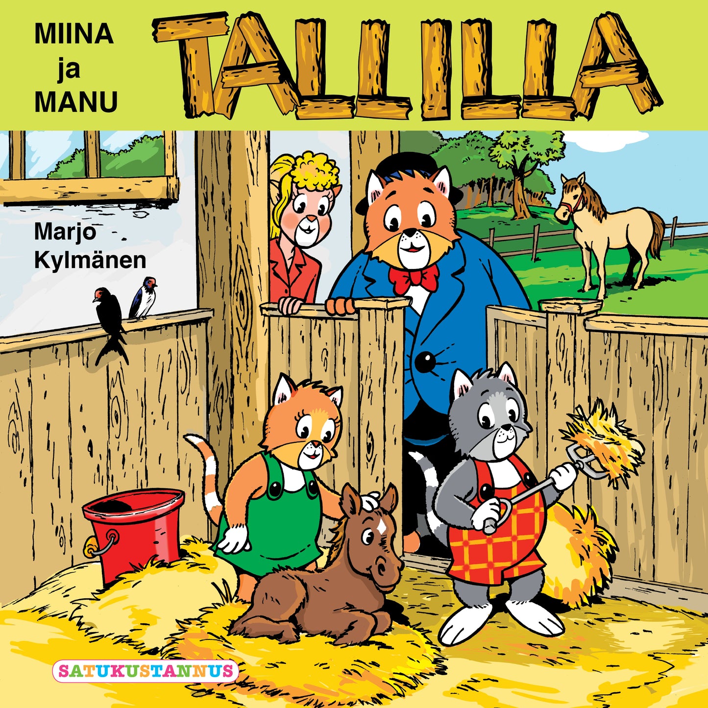 Miina ja Manu tallilla – Ljudbok