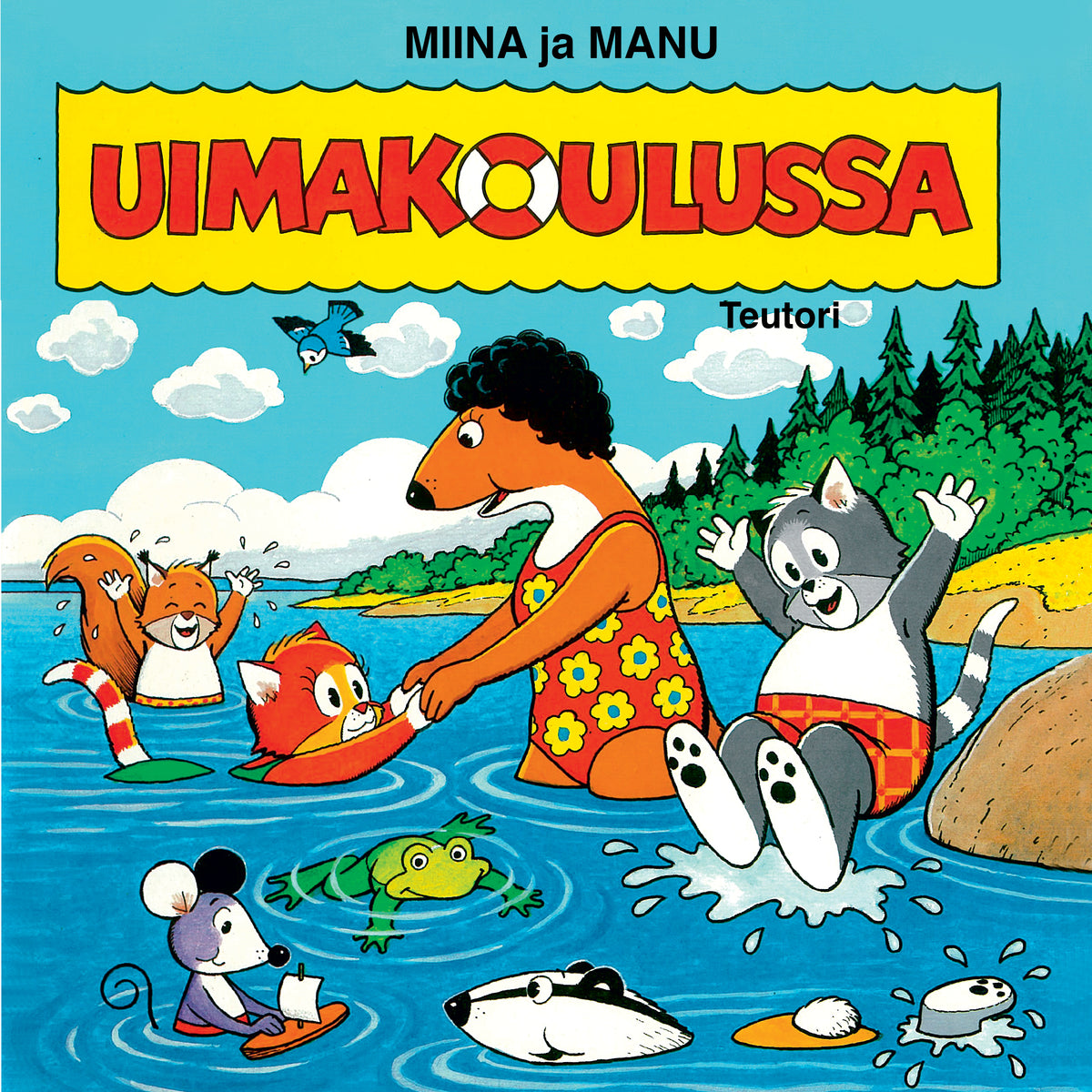 Miina ja Manu uimakoulussa – Ljudbok