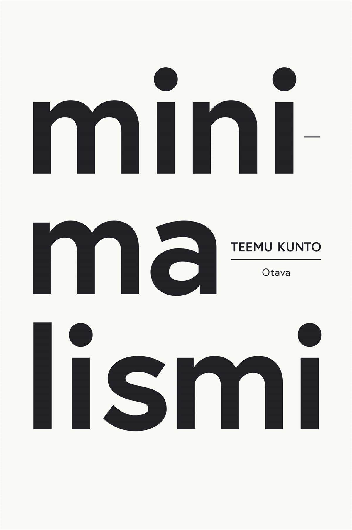 Minimalismi – E-bok