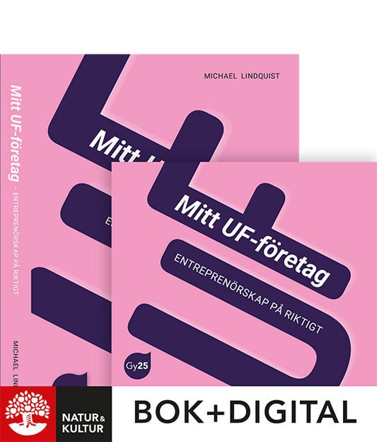 Mitt UF-företag. Entreprenörskap på riktigt Paket Bok+Digital