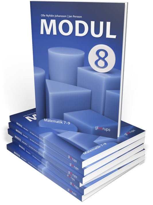 Modul matematik 8 elevbok 25 ex+dig läromedel, lärarlic (OBS! Endast för lärare)