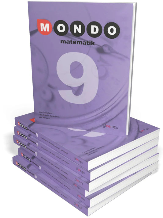 Mondo Matematik 9 25 ex+25 ex elevwebb+lärarwebb (OBS! Endast för lärare)