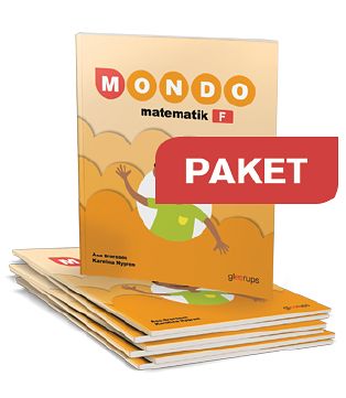Mondo Matematik F Paket 20ex+20ex Elevwebb+Lärarwebb+Lärarha (OBS! Endast för lärare)