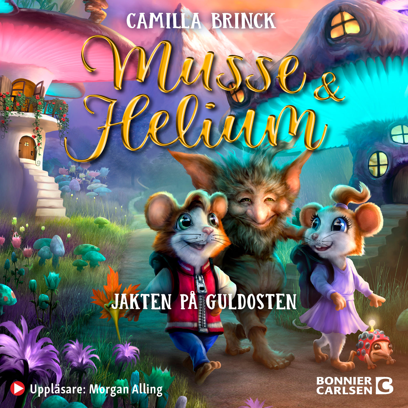 Musse & Helium. Jakten på guldosten – Ljudbok