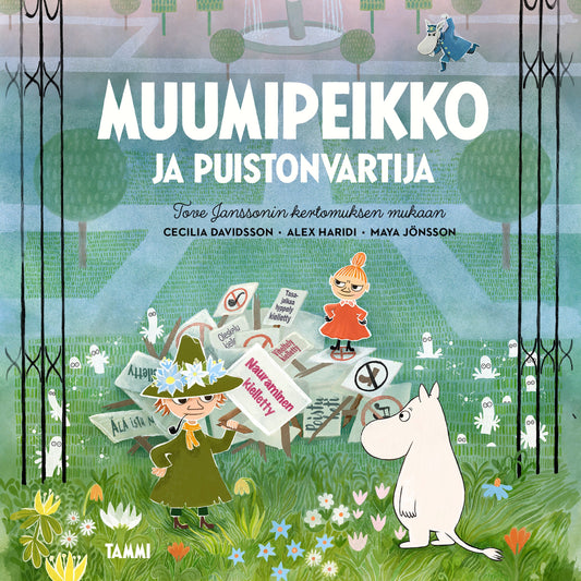 Muumipeikko ja Puistonvartija  – Ljudbok