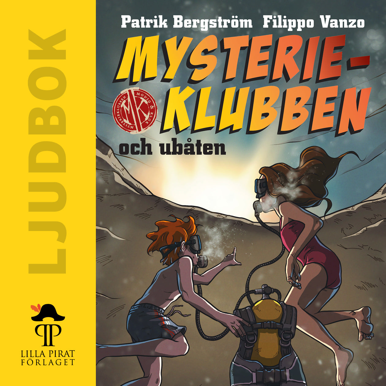Mysterieklubben och ubåten – Ljudbok