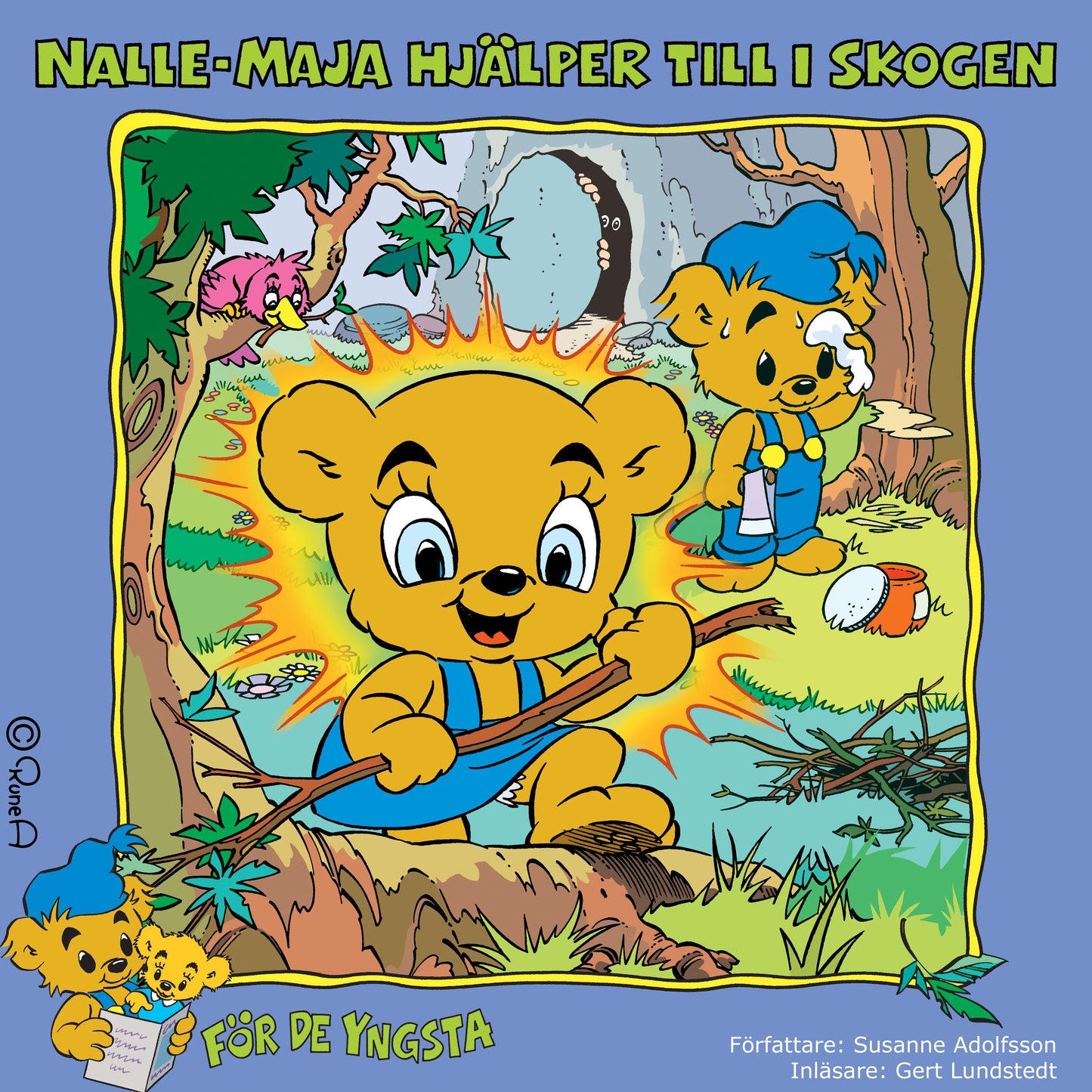 Nalle-Maja hjälper till i skogen – Ljudbok