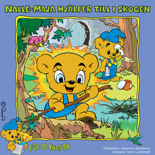Nalle-Maja hjälper till i skogen – Ljudbok