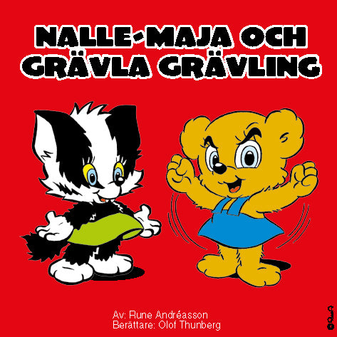 Nalle-Maja och Grävla Grävling – Ljudbok