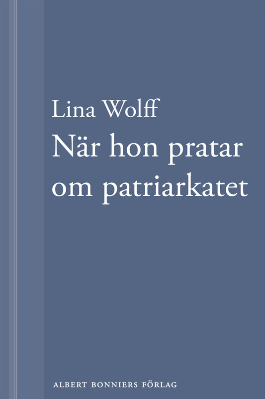 När hon pratar om patriarkatet: En novell ur Många människor dör som du – E-bok