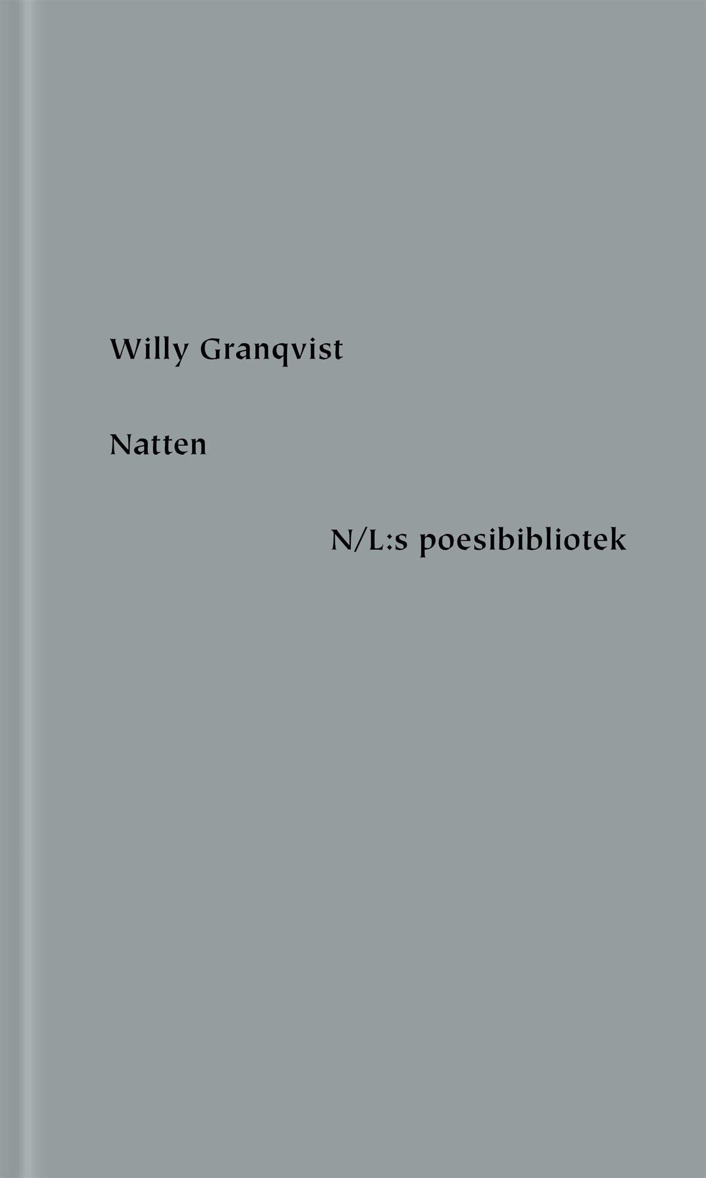 Natten – E-bok