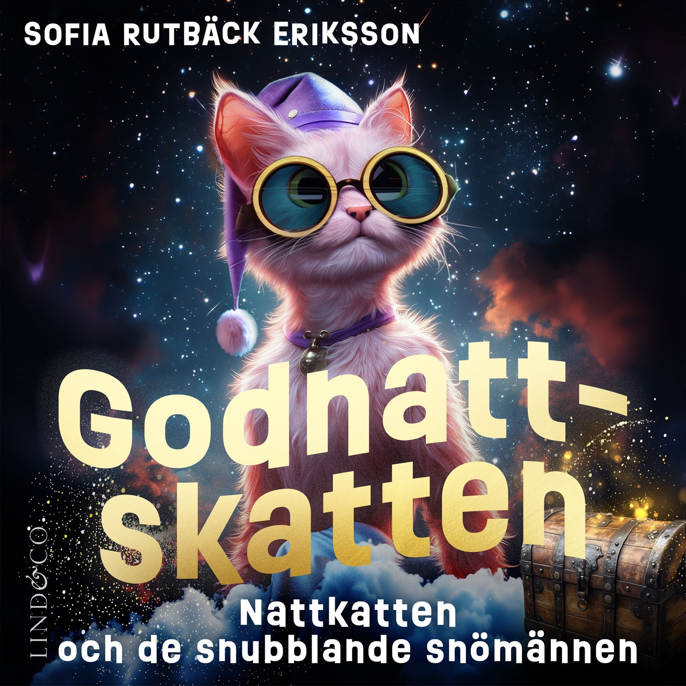 Nattkatten och de snubblande snömännen (Godnattskatten del 2) – Ljudbok
