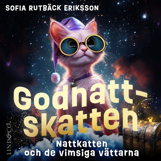 Nattkatten och de vimsiga vättarna (Godnattskatten del 5) – Ljudbok