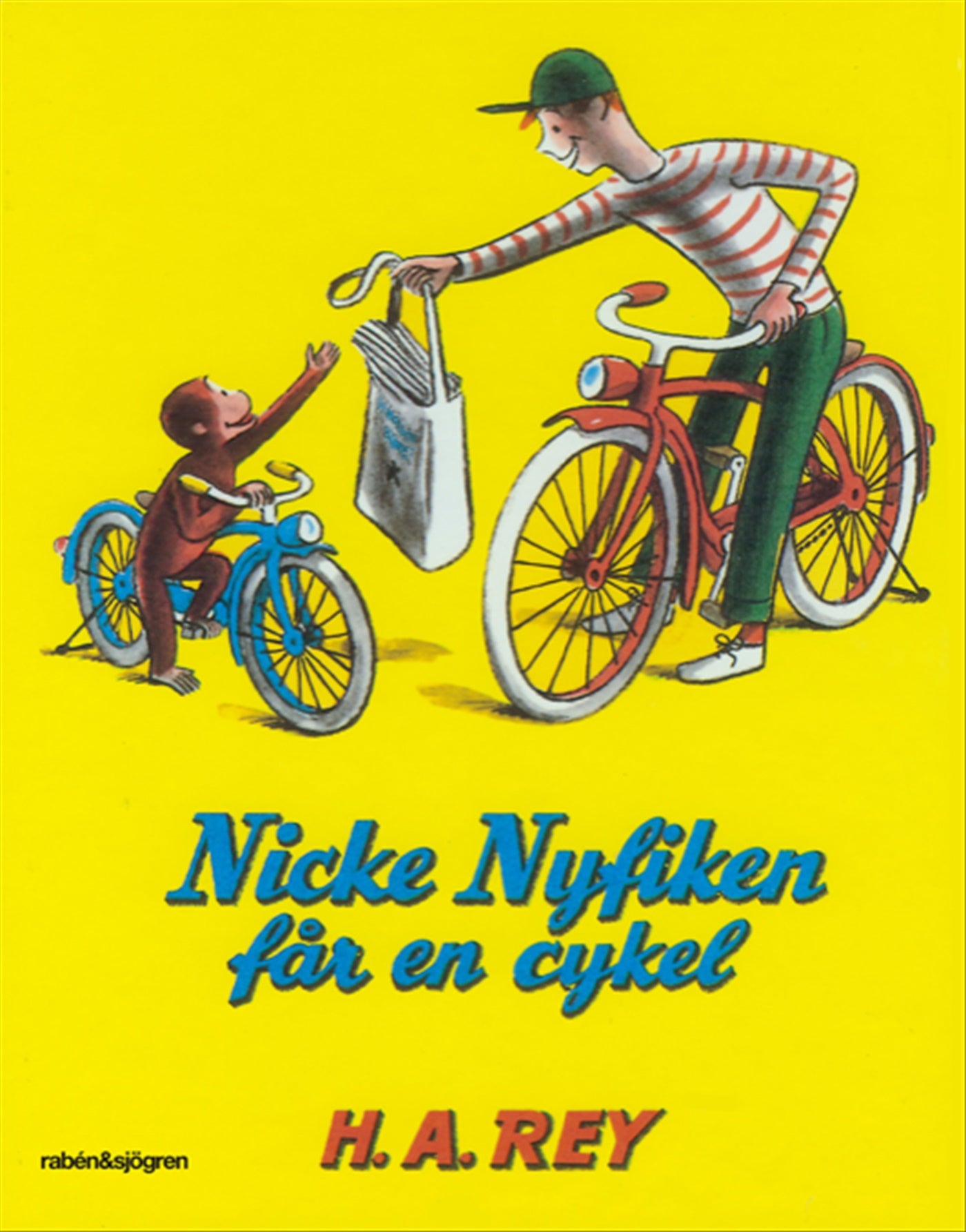 Nicke Nyfiken får en cykel – E-bok