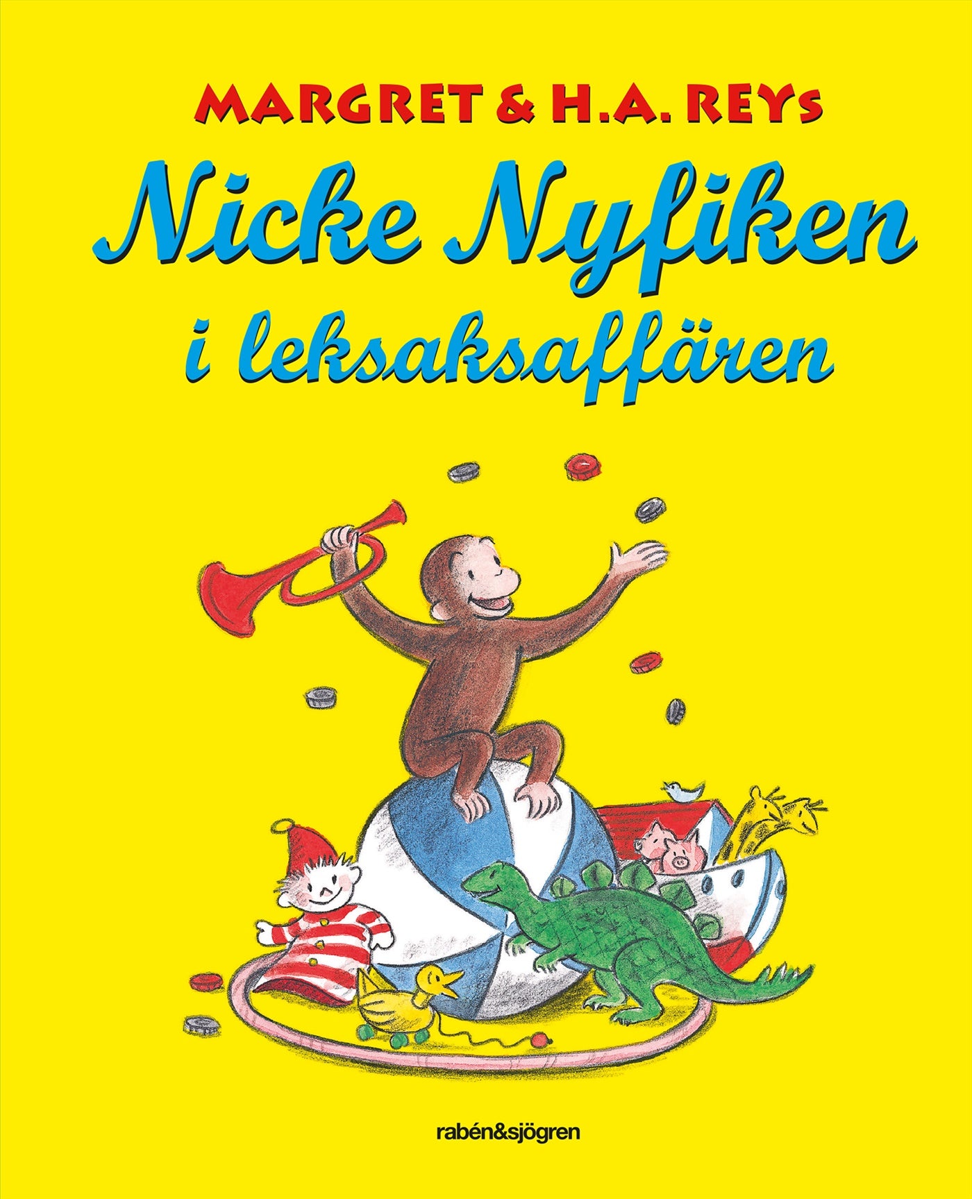 Nicke Nyfiken i leksaksaffären – E-bok