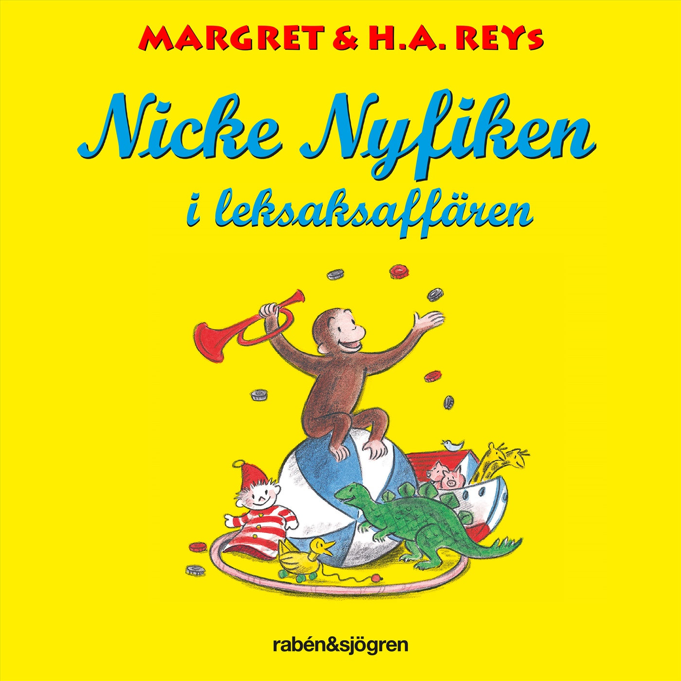 Nicke Nyfiken i leksaksaffären – Ljudbok