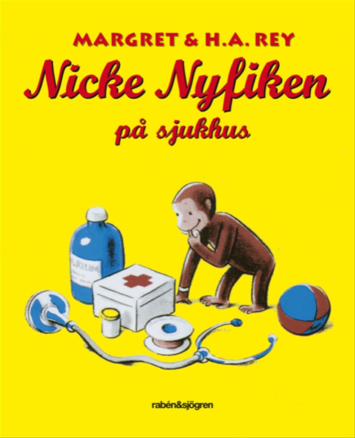 Nicke Nyfiken på sjukhus – E-bok