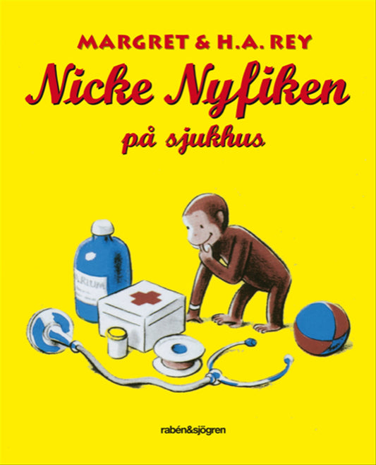 Nicke Nyfiken på sjukhus – E-bok