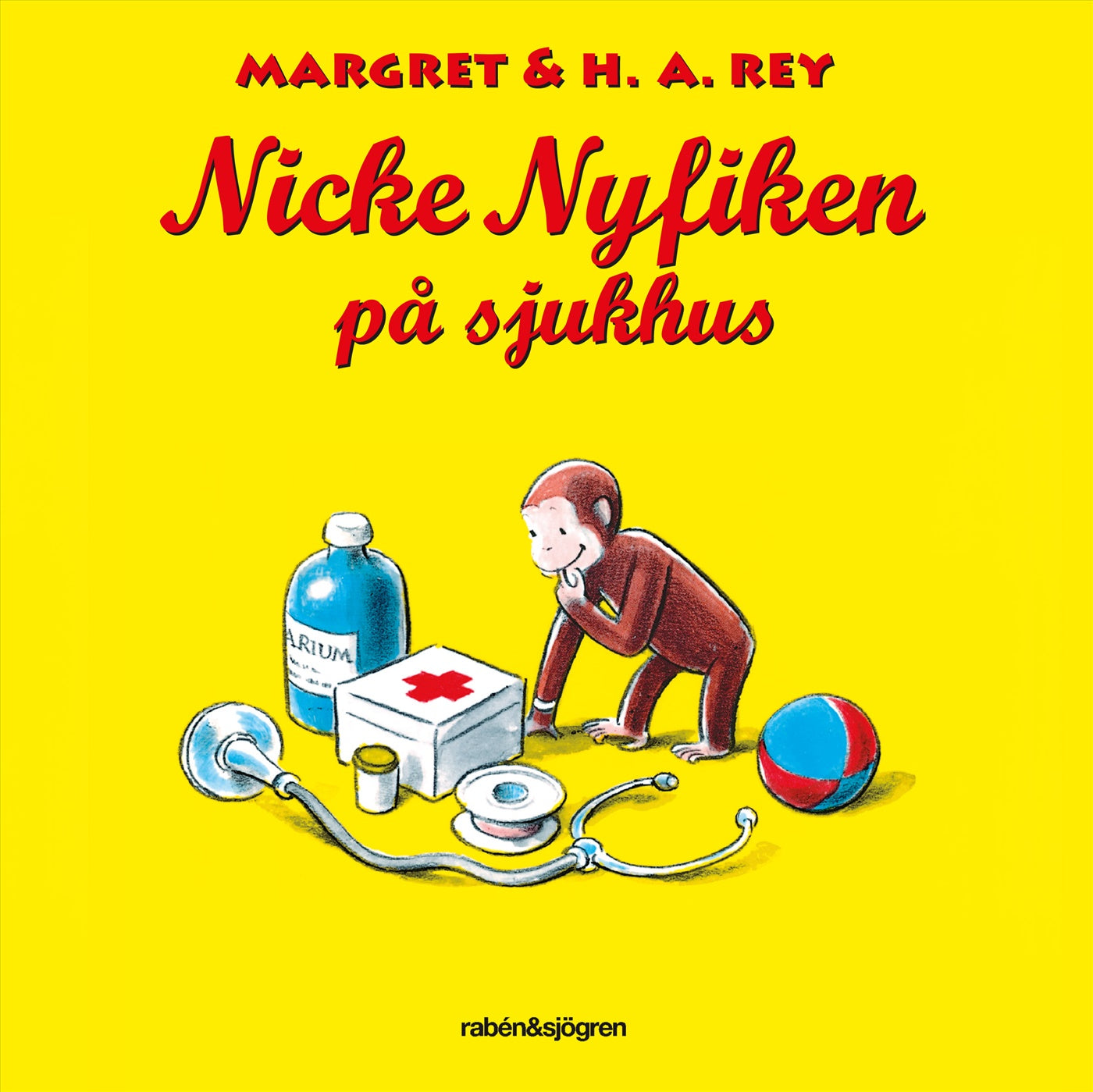 Nicke Nyfiken på sjukhus – Ljudbok